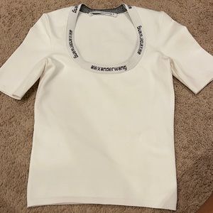 White Alexander wang top